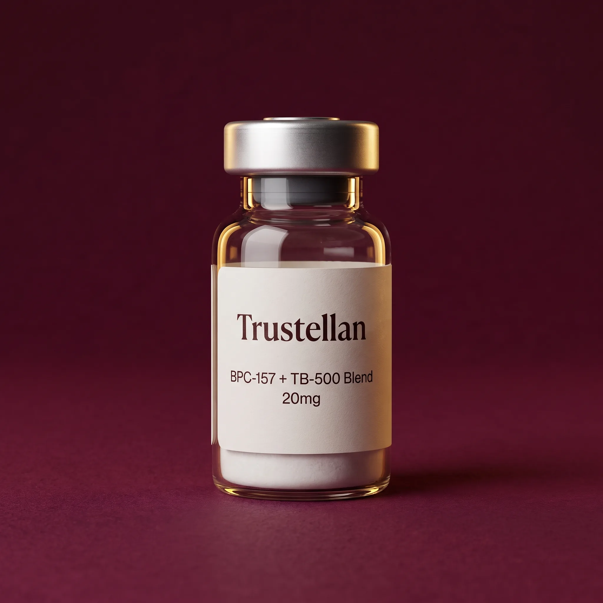 BPC-157 + TB-500 blend research peptide vial