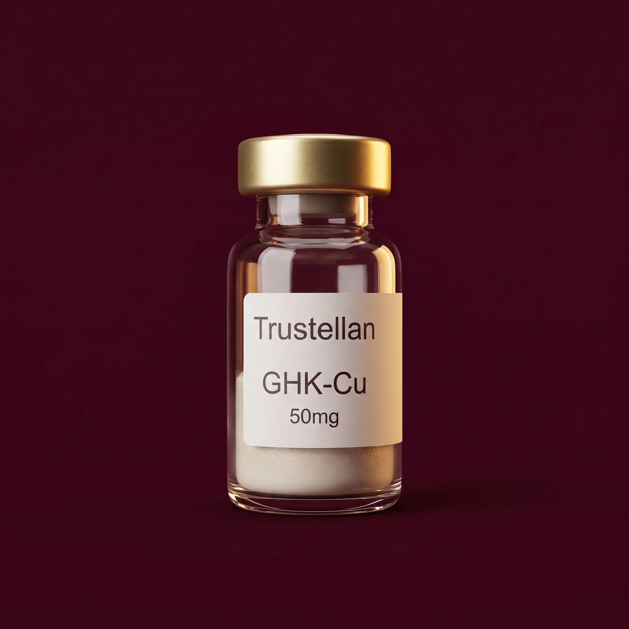 GHK-Cu research peptide vial