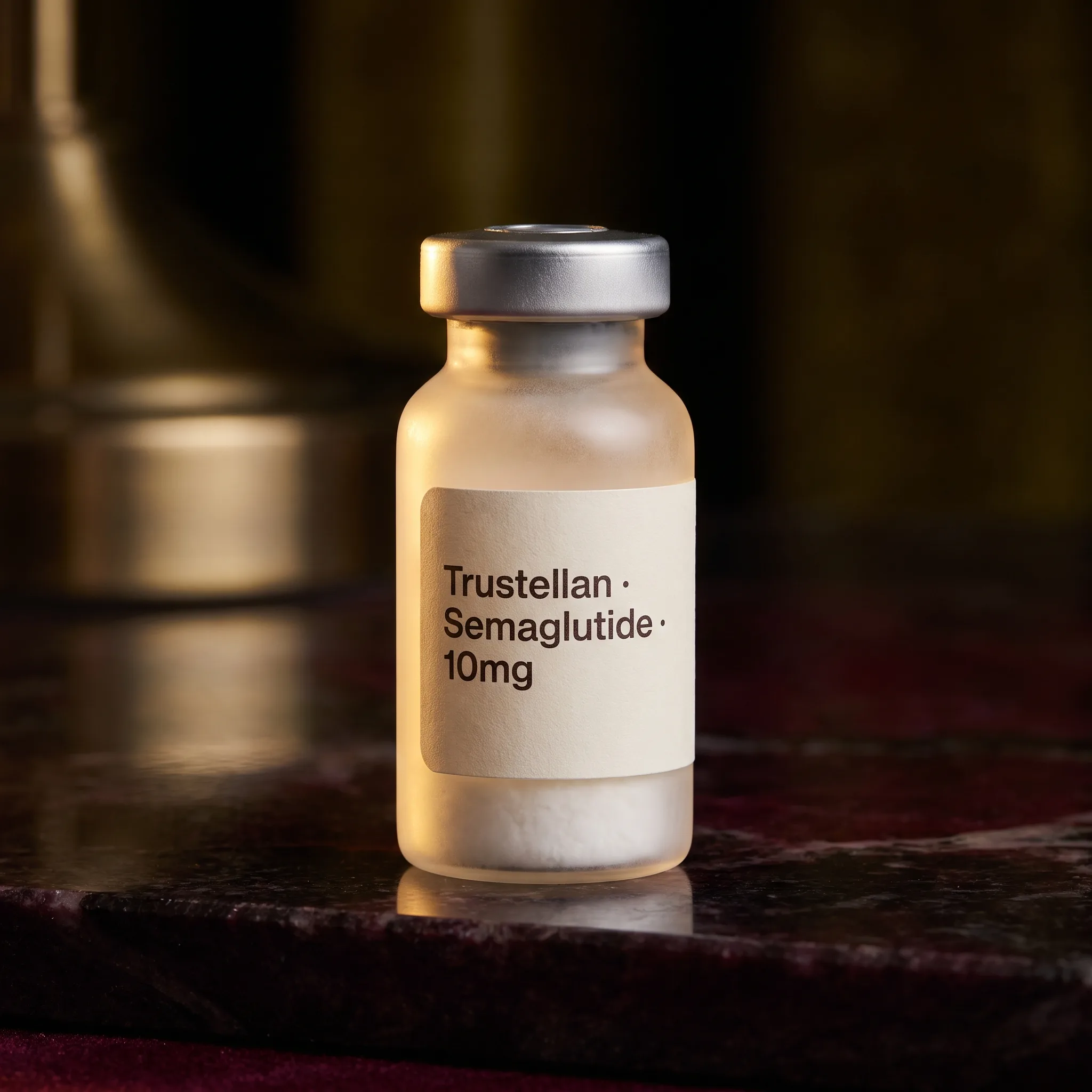 Semaglutide onderzoeksverbinding injectieflacon